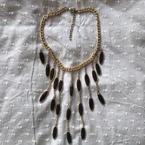Black and Gold Francesca's Necklace